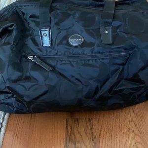 NWT Black Coach Duffle